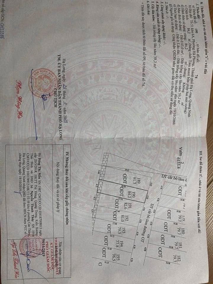 Đất nền Hạ Long 84m² giá 800 triệu - Đường ô tô vào tận nơi!