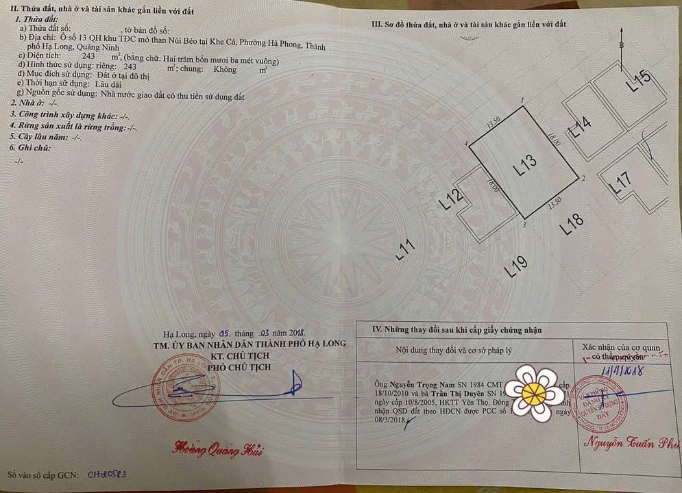 Biệt thự Khe Cá Hà Phong 243m² giá chỉ 1x triệu - Vị trí đắc địa gần biển!