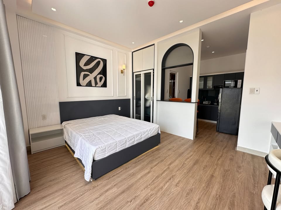 Căn hộ cho thuê tại Huỳnh Mẫn Đạt, Bình Thạnh - Full nội thất, tách bếp, ban công