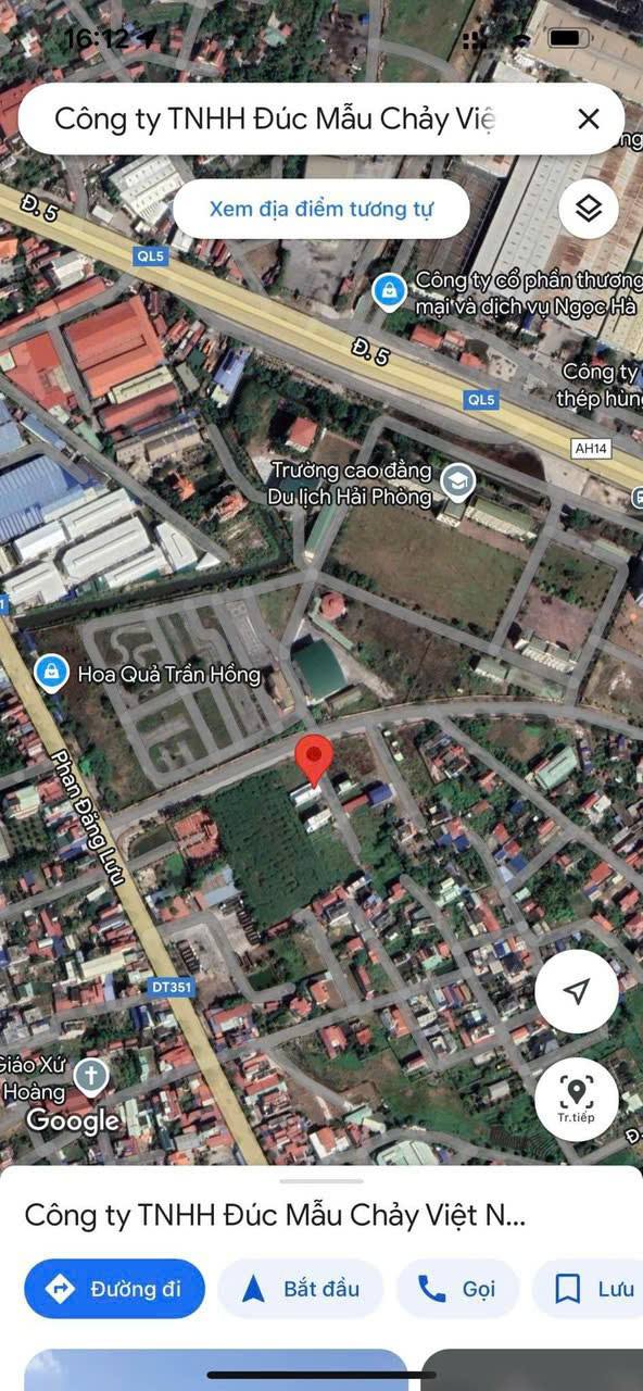 Bán xưởng An Dương 100m² giá 3.55 tỷ - Vị trí đắc địa, giao thông thuận lợi!