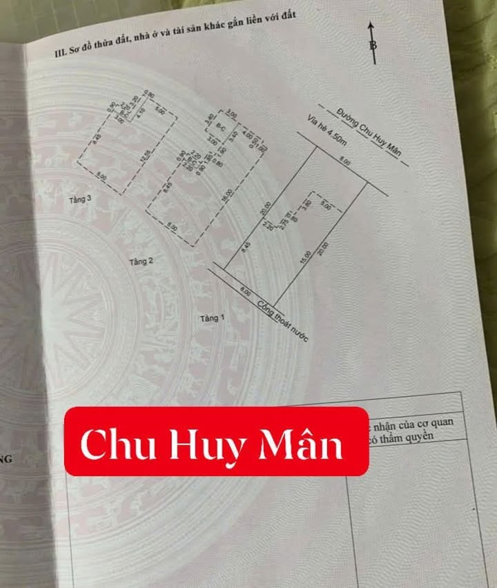 Nhà 3 tầng mặt tiền đường Chu Huy Mân, Đà Nẵng 160m² giá 13 tỷ - Đầu tư sinh lời ngay!