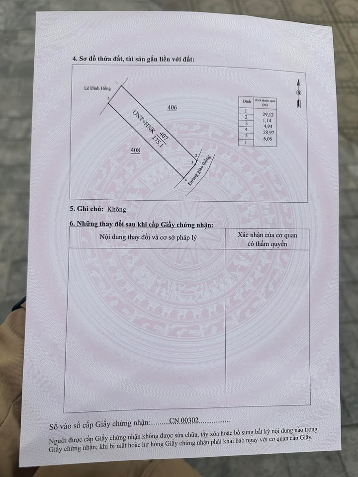Đất thổ cư Yên Cát, Như Xuân 175m² giá chỉ 4xx triệu - Sổ hồng chính chủ!