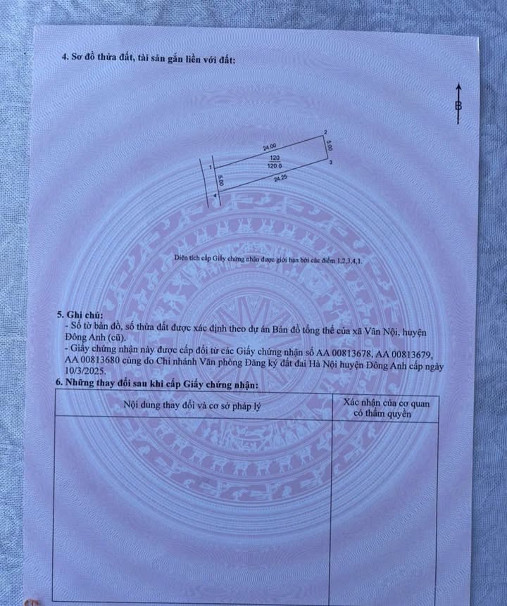 Đất Vân Nội 120m² chỉ 7.2 tỷ - Cơ hội đầu tư hiếm có!