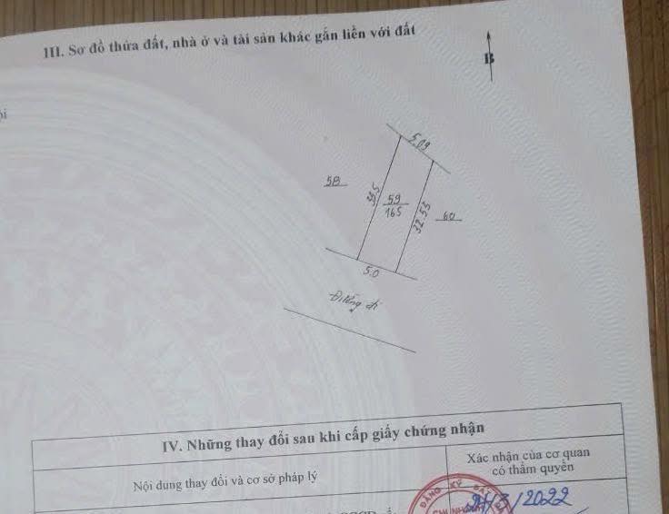 Đất ở Tùng Thiện - Sơn Tây 165m² giá 2 tỷ - Đầu tư sinh lời cao!