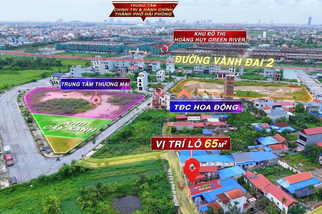 Đất nền Hoa Động Thủy Nguyên 65m² - Giá tốt, đầu tư sinh lời!