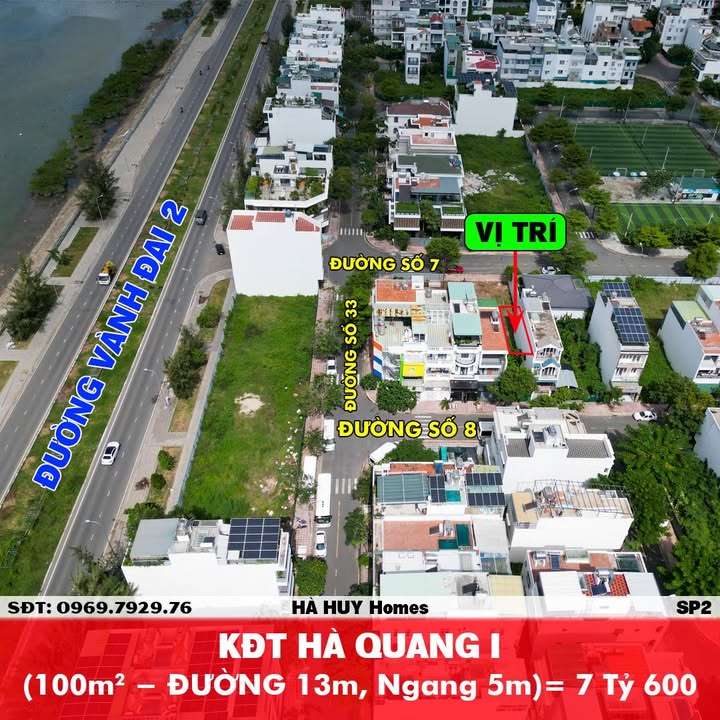 Đất KĐT Hà Quang I Nha Trang 100m² giá 7.6 tỷ - Tiềm năng đầu tư cao!