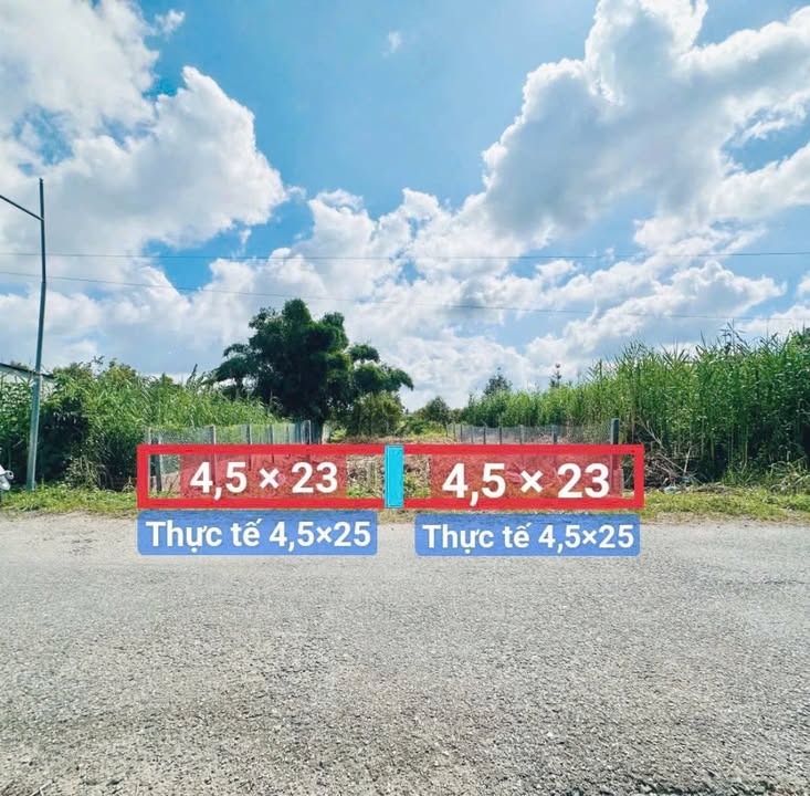 Cặp nền đất Vàm Bi, Trường Long, Phong Điền 103m² giá 560 triệu - Đầu tư sinh lời ngay!