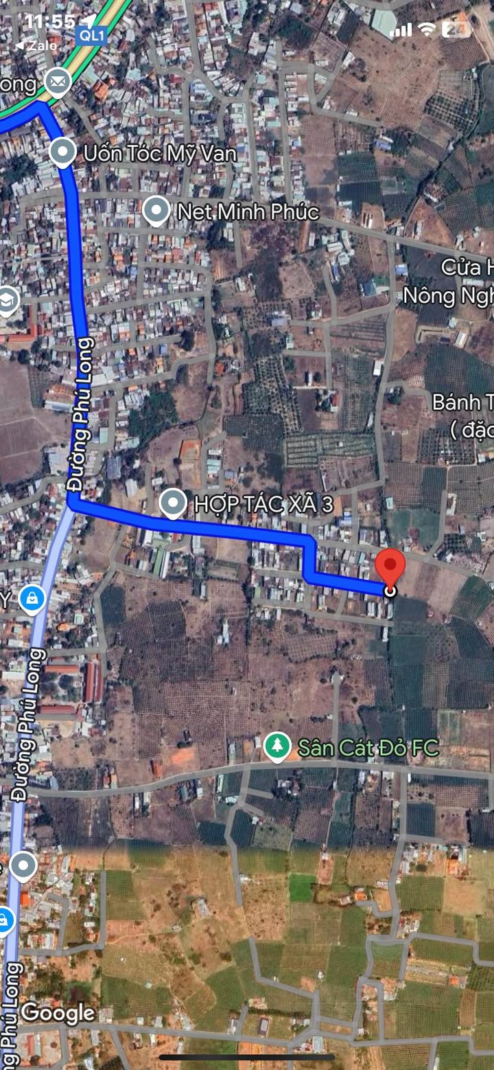 Đất thổ cư Phú Long 100m² giá chỉ 630 triệu - Cơ hội đầu tư tuyệt vời!