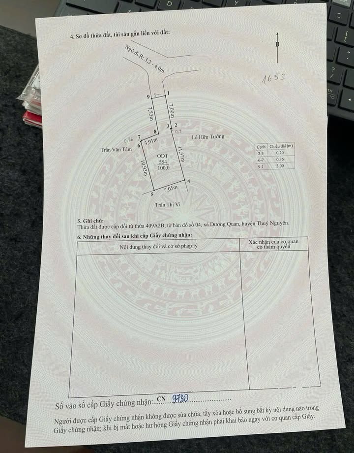 Đất nền Dương Quan, Thủy Nguyên 100m² giá 2 tỷ - Ngõ ô tô vào tận nơi!