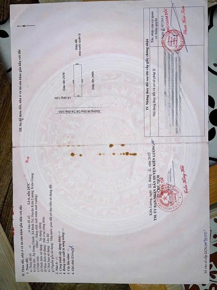 Đất nền Khu dân cư Cái Tre, Kiên Lương, 100m² giá chỉ 260 triệu - Đầu tư sinh lời ngay!