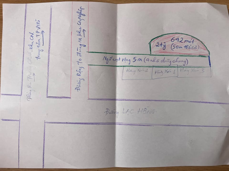 Đất thổ cư 50m² tại Vân Phú, Việt Trì - Giá chỉ 2 tỷ, cơ hội vàng cho gia đình!