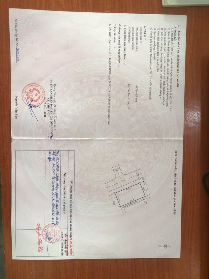 Đất thổ cư Thôn Bãi 4, Tiền An, Quảng Yên 241m² giá 5 tỷ - Cơ hội đầu tư hiếm có!