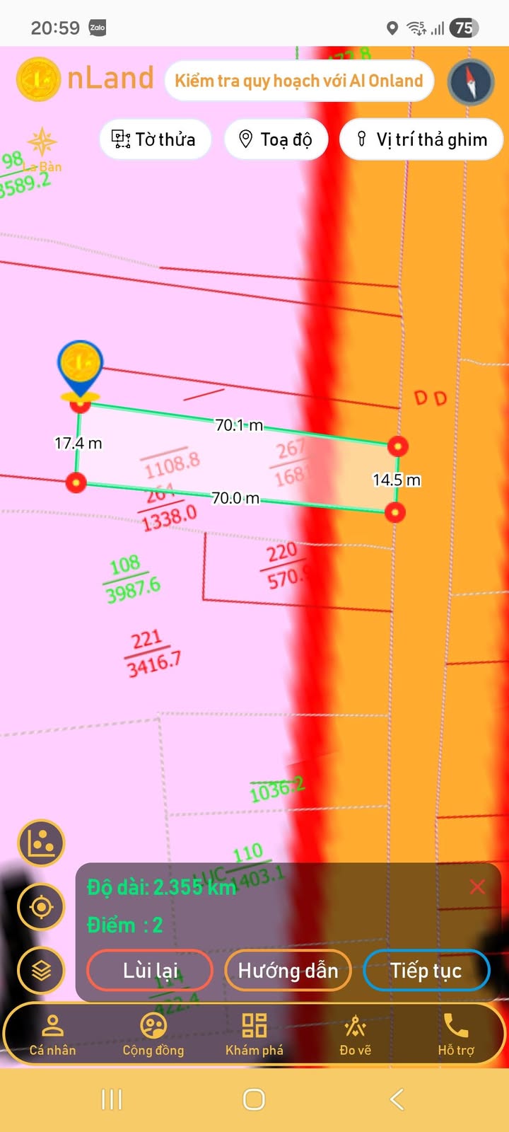 Đất nền Hòa Thạnh Châu Thành Tây Ninh 1094m² giá 1.112 tỷ - Mặt tiền đường nhựa quy hoạch 40m!