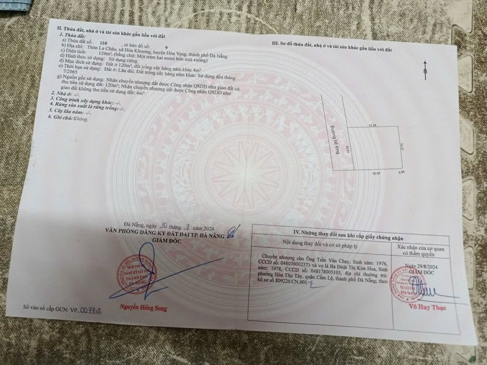 Đất nền Cẩm Lệ Đà Nẵng 125m² giá 940 triệu - Cơ hội đầu tư hấp dẫn!