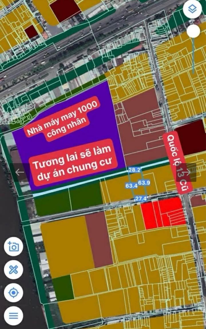 Đất mặt tiền đường 17, Hiệp Bình Phước 1753m² giá 61.35 tỷ - Dòng tiền ổn định 80 triệu/tháng!