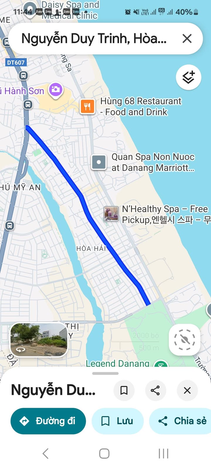 Đất nền mặt tiền Nguyễn Duy Trinh, Hòa Hải, Đà Nẵng 176.7m² giá 9.6 tỷ - Cơ hội đầu tư tốt!