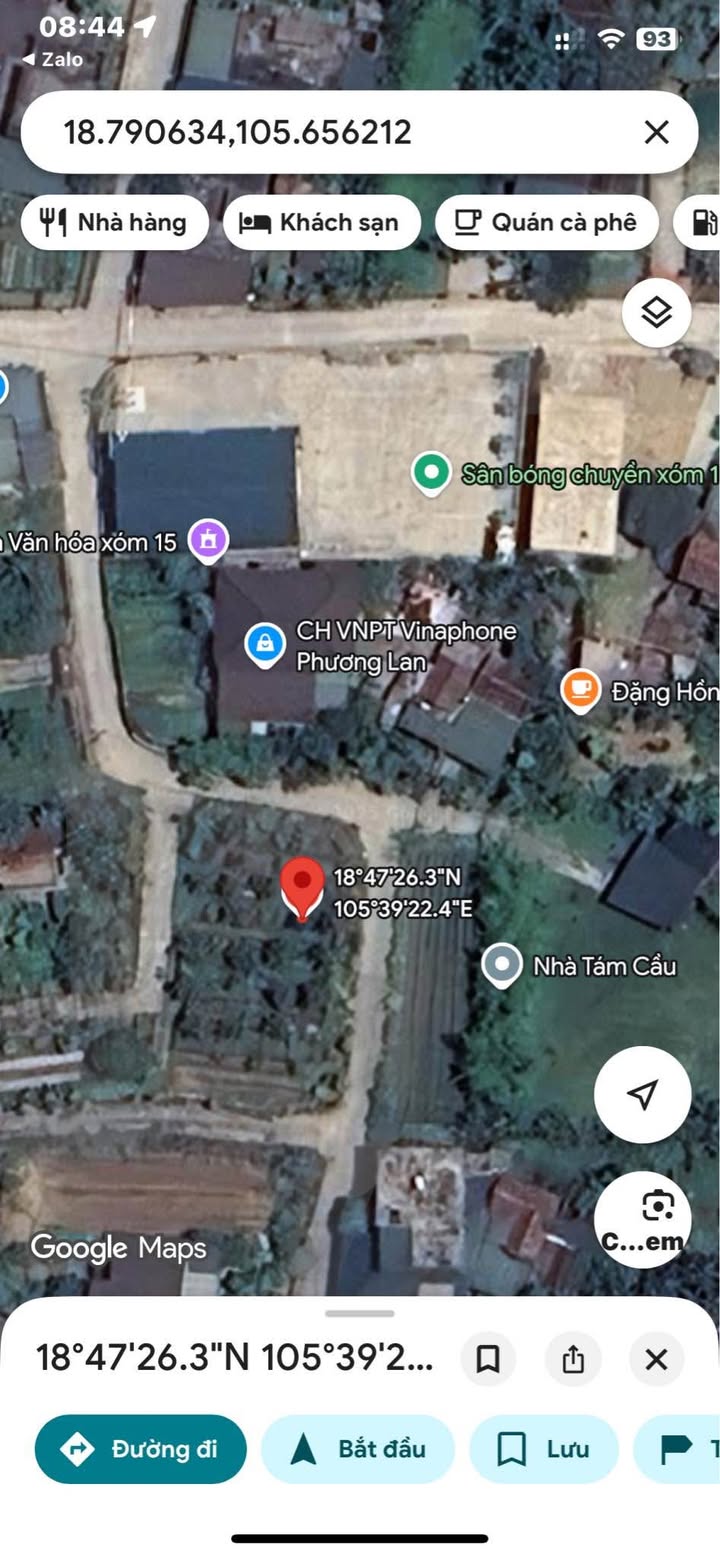 Đất Nghi Long 100m² giá thương lượng - Bám hai mặt đường thông rộng