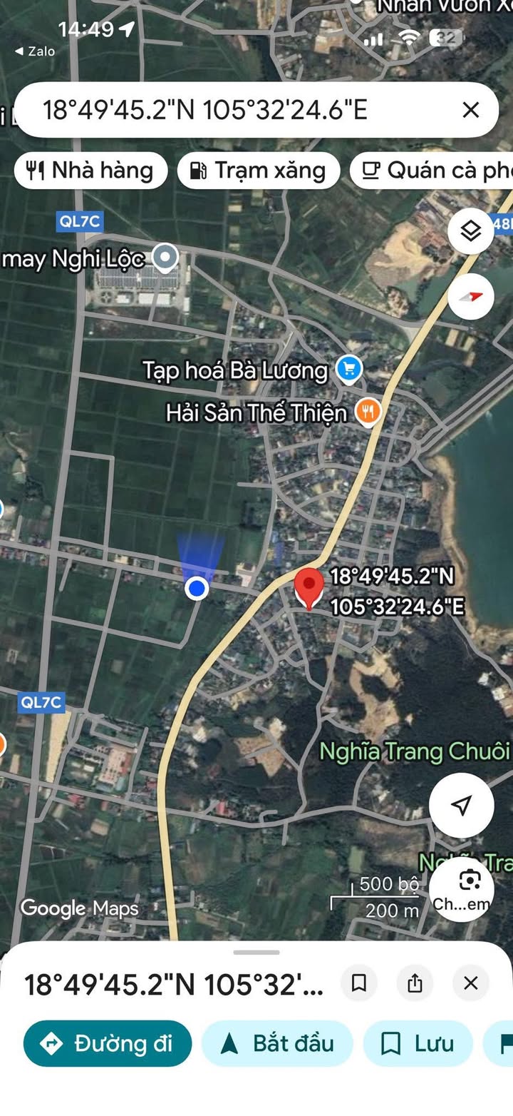 Đất thổ cư Nghi Lâm 170m² giá 1.3 tỷ - Bán gấp!