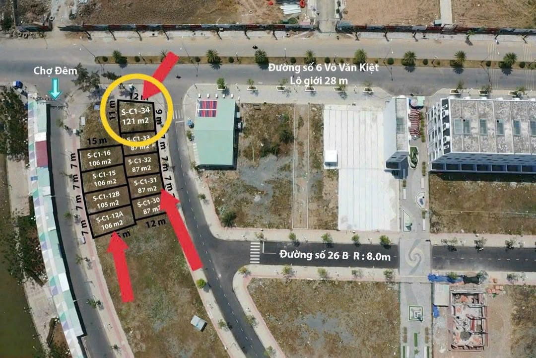 Đất nền góc đẹp trên trục đường Võ Văn Kiệt, Hà Tiên 121m² - Đầu tư sinh lời ngay!