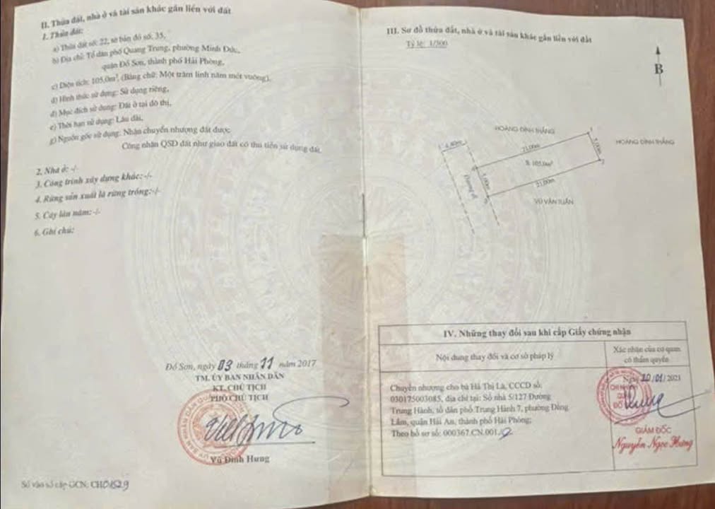 Đất nền mặt đường Đức Thắng, phường Nam Đồ Sơn, 100m² giá 2 tỷ - Cơ hội đầu tư sinh lời!