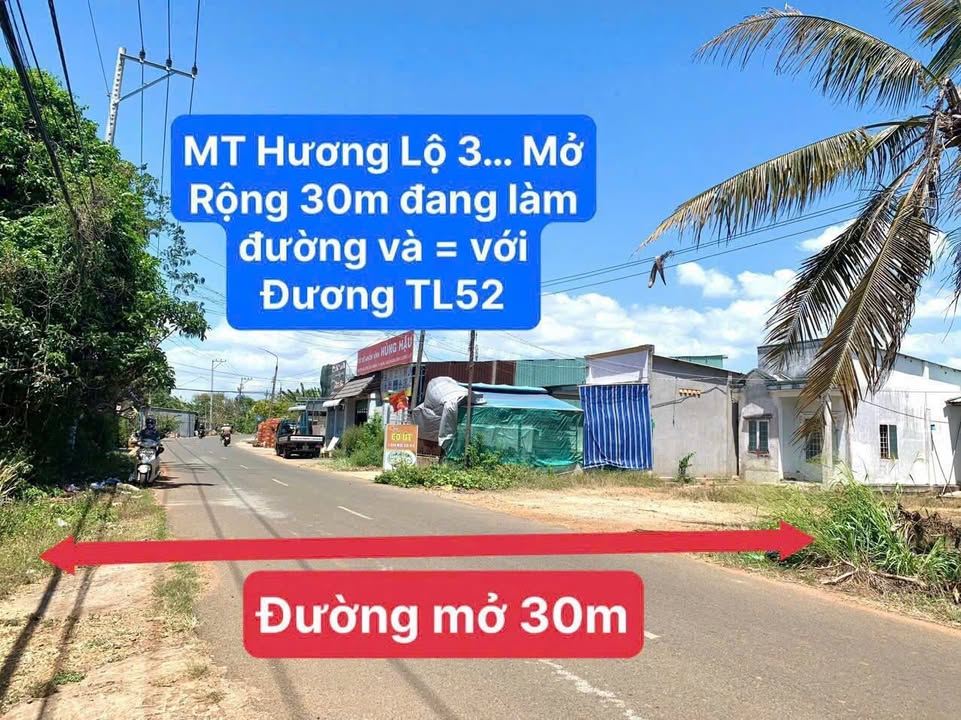 Lô đất góc 2 mặt tiền Hương Lộ 3, TP Bà Rịa 203m² giá 3,3 tỷ - Cơ hội đầu tư tuyệt vời!