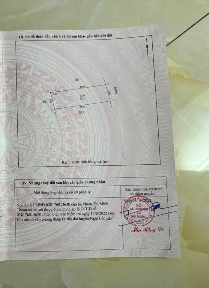 Đất nền Nghi Trường 207m² giá 1.75 tỷ - Đường rộng thông thoáng