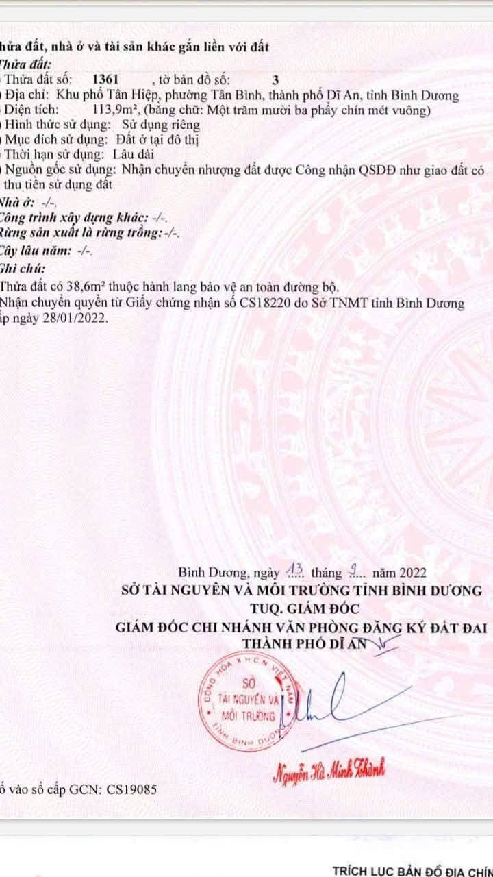 FrontHouse mặt tiền Trương Văn Vĩnh, Dĩ An 114m² giá 3.6 tỷ - Kinh doanh đa dạng