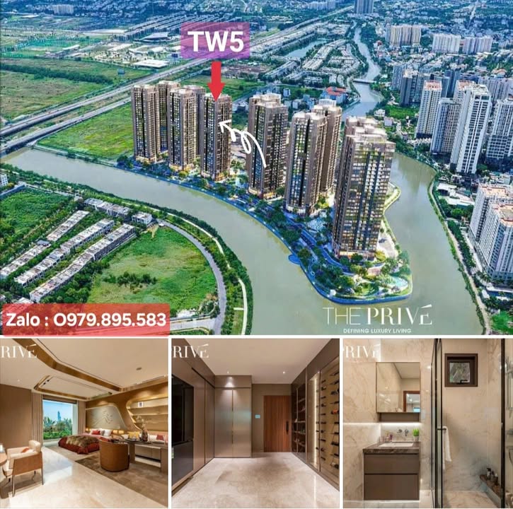 Căn hộ 1PN tầng 26 The Prive Quận 2 49.8m² giá 7.035 tỷ - View sông tuyệt đẹp!