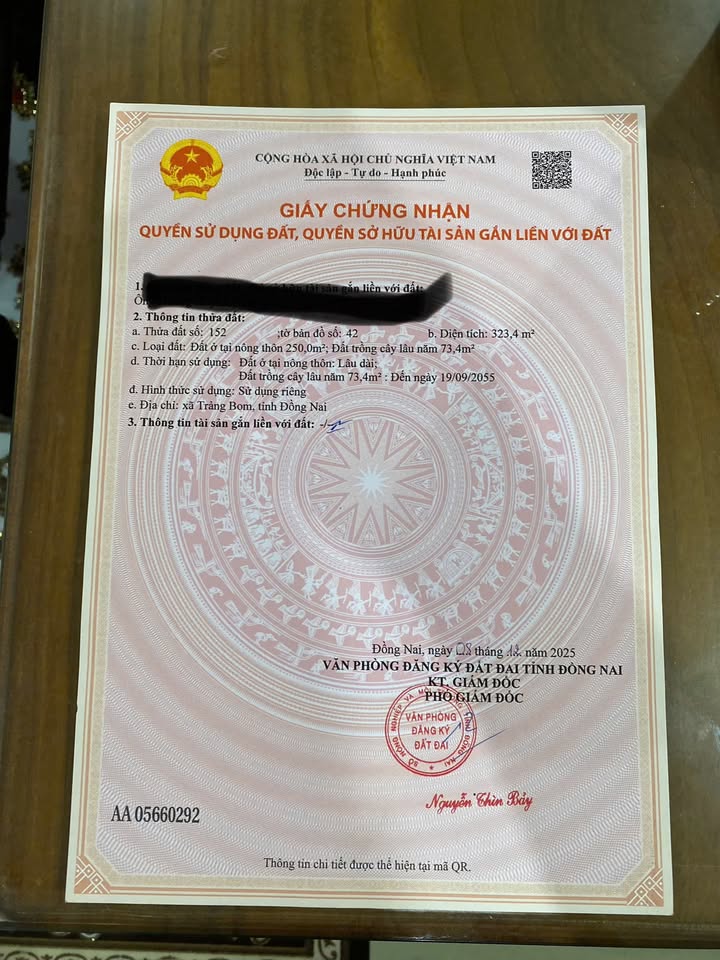 Nhà mặt tiền đường Cách Mạng Tháng 8, Trảng Bom, 368m² - Bán gấp chính chủ!