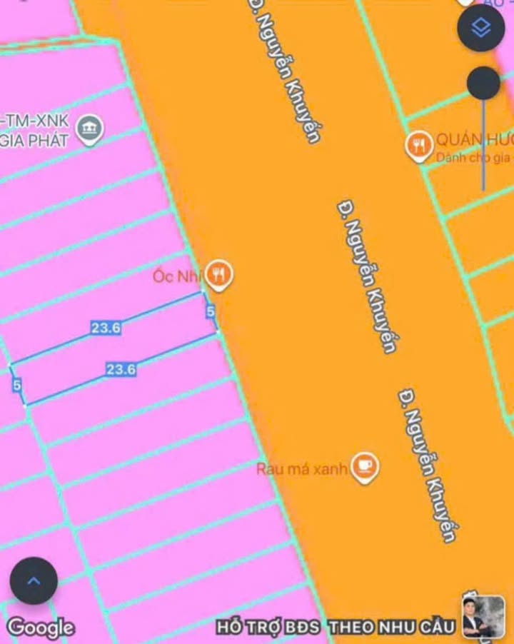 Mặt tiền đường Nguyễn Khuyến, Trảng Dài, 117.7m², giá 7.3 tỷ - Kinh doanh đắc địa!