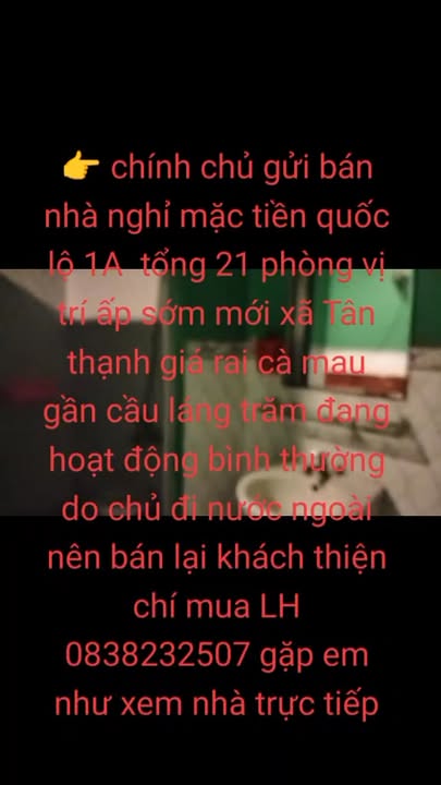 Nhà nghỉ 440m² tại Ấp Xóm Mới, Giá Rai, Bạc Liêu - Giá 12.5 tỷ, Đang Hoạt Động Tốt!