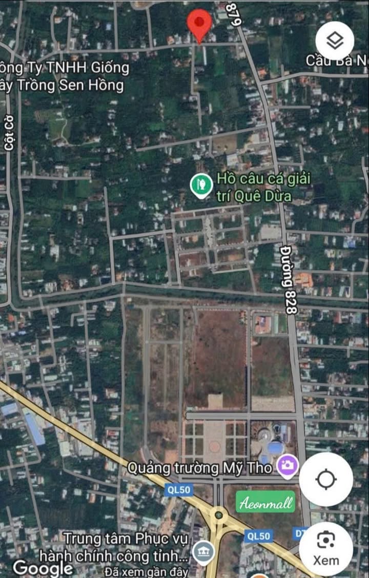 Đất mặt tiền đường Cột Cờ, Mỹ Tho 1000m² giá 5 tỷ - Cơ hội đầu tư tuyệt vời!