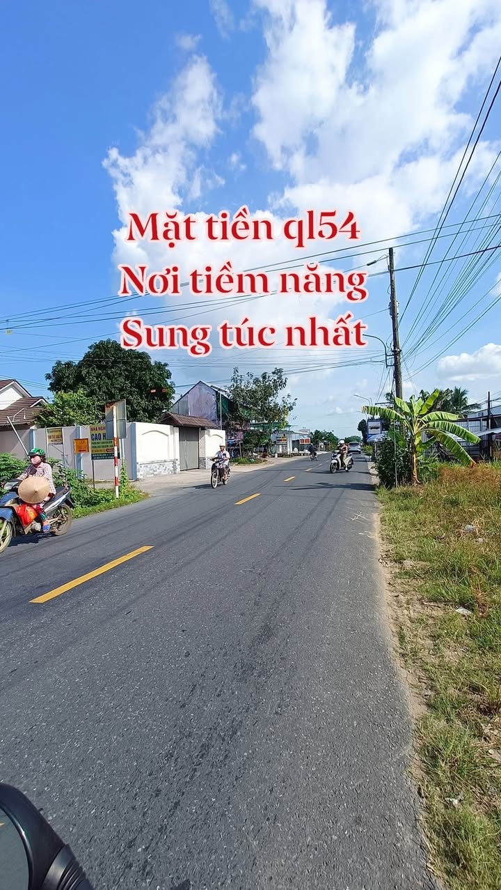 Đất nền mặt tiền Quốc lộ 54, xã Tân Quới, 600m², giá 2.9 tỷ - Cơ hội đầu tư tuyệt vời!