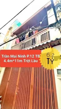 Nhà bán Trần Mai Ninh, P.12 Tân Bình 48.4m² giá 6.2 tỷ - Sẵn sàng vào ở!