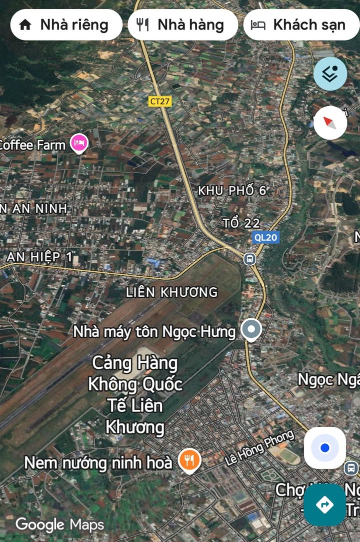 Nhà xưởng & đất sân vườn mặt tiền Quốc Lộ Đức Trọng 1.124m² giá 16 tỷ - Sổ hồng chính chủ!