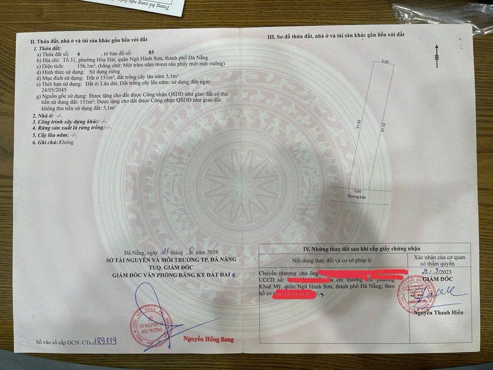 Đất Hòa Hải Ngũ Hành Sơn 156m² giá 4.6 tỷ - Đầu tư sinh lời ngay!