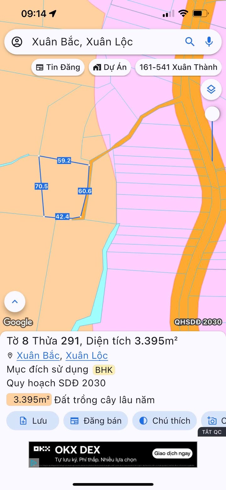 Đất nền Xuân Bắc 13,8ha giá chỉ 800 triệu - Cơ hội đầu tư sinh lời!