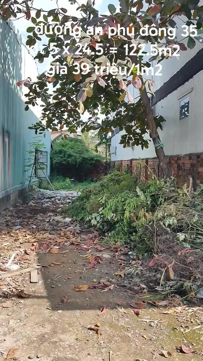 Bán đất An Phú Đông 35, Quận 12, 121.4m² giá 4.735 tỷ - Pháp lý rõ ràng, đầu tư sinh lời!