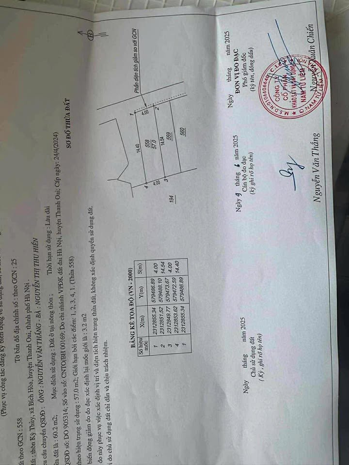 Đất nền Bích Hòa Thanh Oai 57m² - Lô góc hai mặt thoáng, sát vành đai 4!