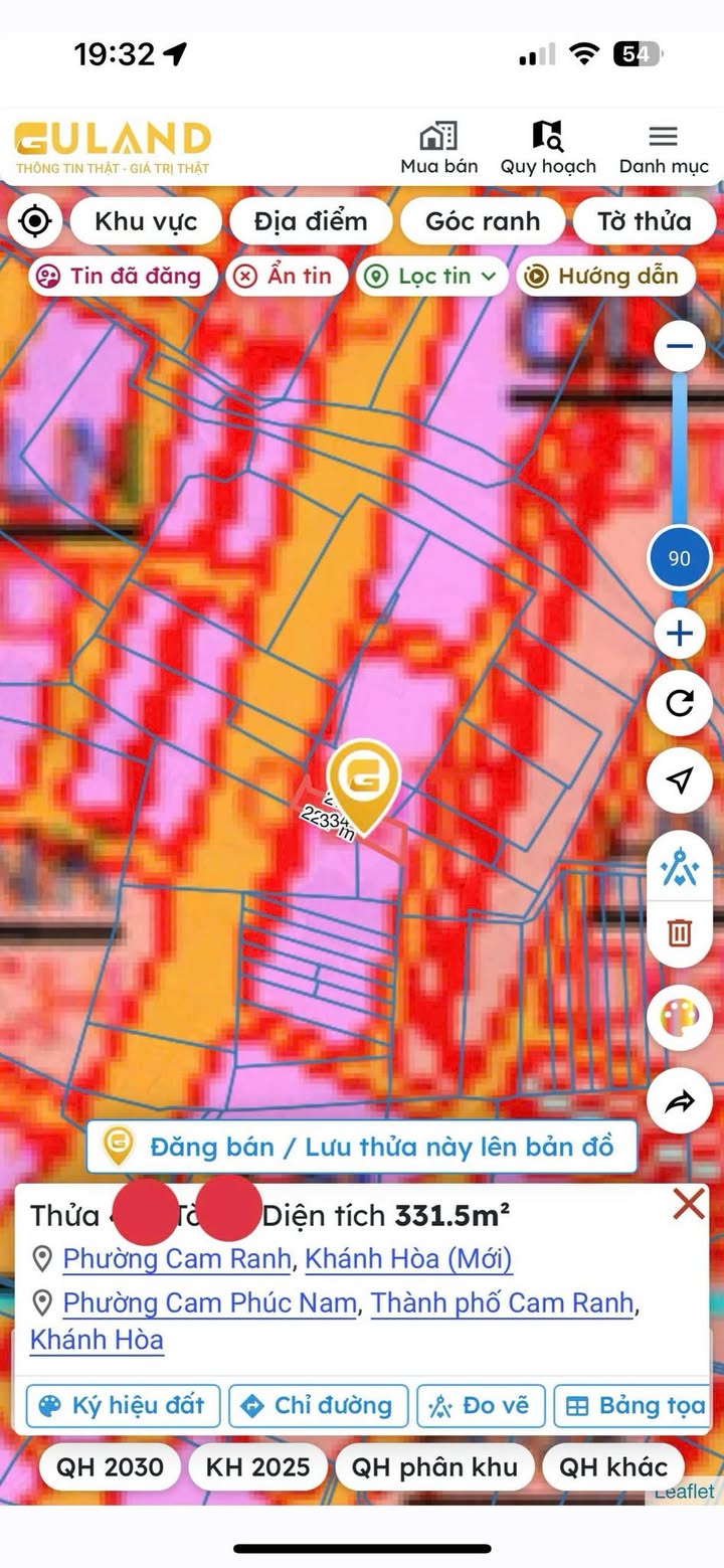 Đất mặt tiền đường Lê Duẩn Cam Phúc Nam 298.5m² giá 3.2 tỷ - Tiềm năng đầu tư lớn!