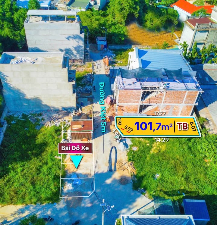 Đất Kiệt 112 Minh Mạng, Thủy Xuân 101.7m² giá 1.9 tỷ - Đường ô tô tận nơi!