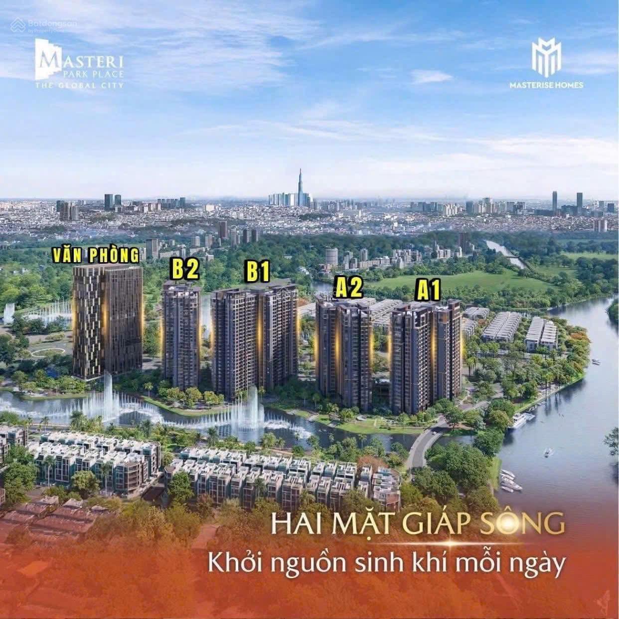 Căn hộ Masteri Park Place Quận 2 78m² giá 7,8 tỷ - Sẵn sàng nhận nhà quý 1/2028!
