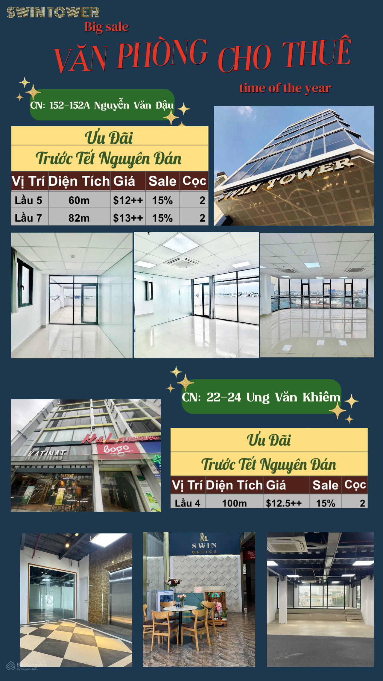 Văn phòng cho thuê tại Bình Thạnh - SWIN Office - Diện tích 60m² chỉ 17 triệu/tháng!