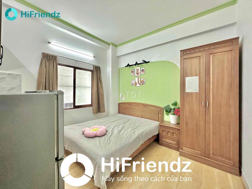 Phòng cho thuê Hoàng Văn Thụ 30m² giá 3.8 triệu - Nội thất đầy đủ, an ninh cao