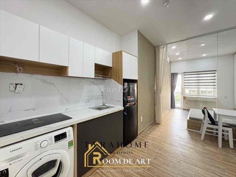 Căn hộ 1PN cho thuê Đường Phan Tây Hồ, Phú Nhuận 38m² giá 8.6 triệu - Full nội thất cao cấp, an ninh 24/24!
