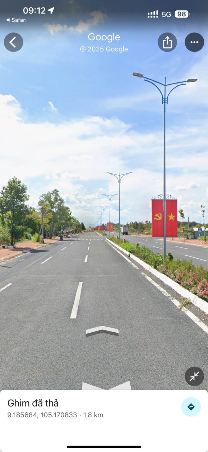 Đất nền đường Vành Đai 2, Tân Thành, Cà Mau 139m² giá 3.8 tỷ - Vị trí đẹp, giao thông thuận lợi!