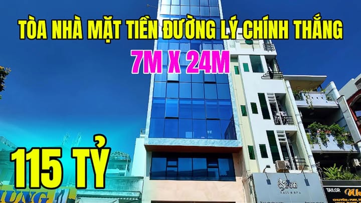 Toà nhà mặt tiền Lý Chính Thắng, Quận 3, diện tích 157m², giá 115 tỷ - Cơ hội đầu tư hấp dẫn!