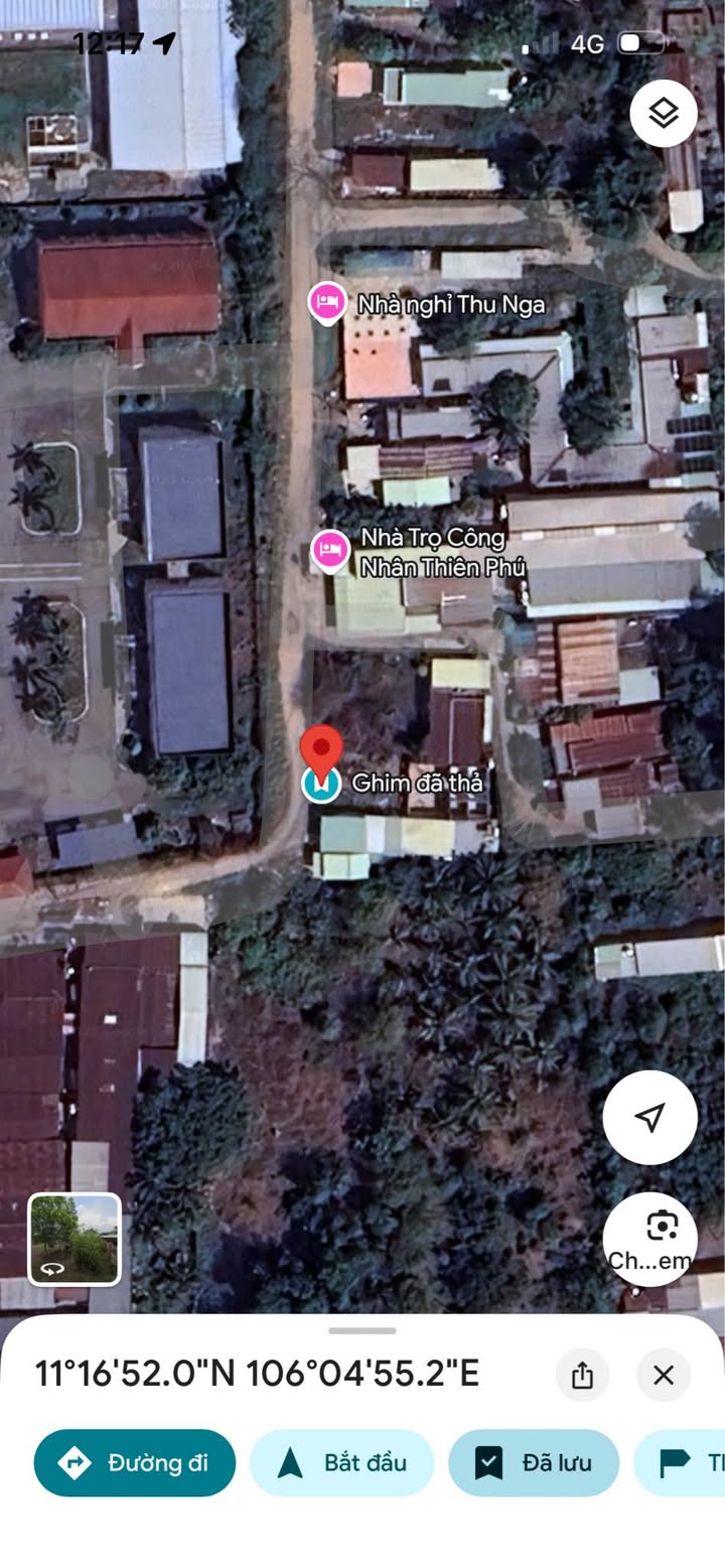 Đất thổ cư Thanh Điền, Châu Thành, Tây Ninh 215.58m² giá chỉ 800 triệu - Cơ hội đầu tư tuyệt vời!