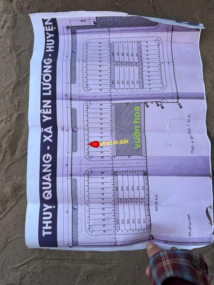 Đất nền Yên Lương, Ý Yên 120m² - Hạ tầng đẹp, đầu tư sinh lời!