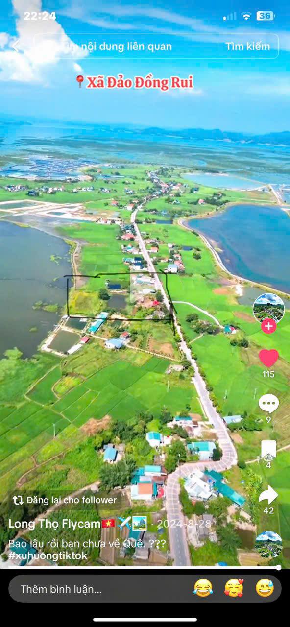 Đất nền 7000m² tại Đồng Rui, Quảng Ninh - Địa điểm lý tưởng cho homestay và dịch vụ giải trí